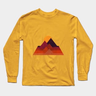 Sunset in desert 1 Long Sleeve T-Shirt